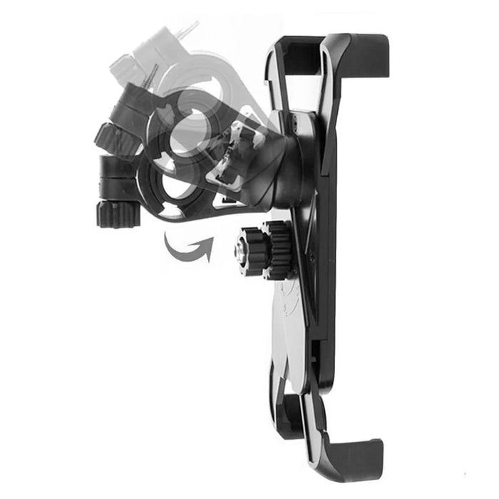 360 Rotating Bike Bicycle Phone Holder Handlebar Mount - 2