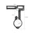 GUB P10 Aluminum Alloy Bicycle Handlebar Bracket Holder Mobile Phone GPS Stand Silicone Motorcycle Cycling Mount - Black - 2