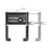 GUB P10 Aluminum Alloy Bicycle Handlebar Bracket Holder Mobile Phone GPS Stand Silicone Motorcycle Cycling Mount - Black - 4