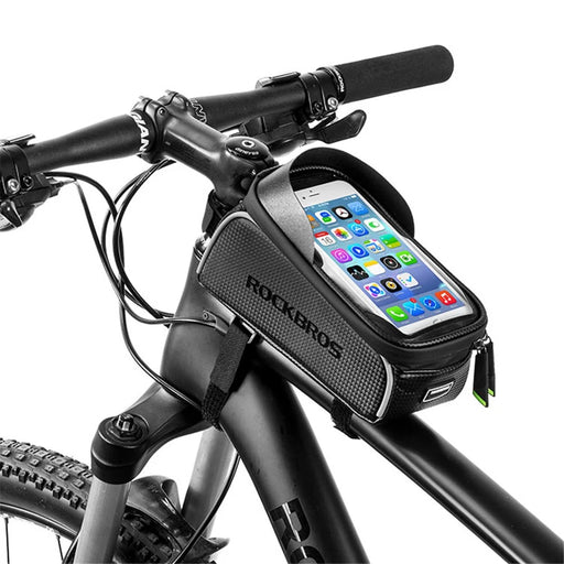 ROCKBROS MTB Road Bike Phone Case Waterproof Touch Screen Cycling Top Frame Bag for 6.0 inch Smartphone - 1