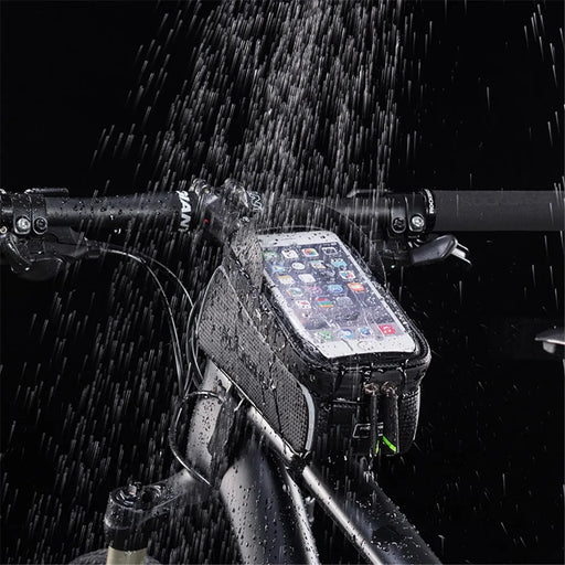 ROCKBROS MTB Road Bike Phone Case Waterproof Touch Screen Cycling Top Frame Bag for 6.0 inch Smartphone - 2