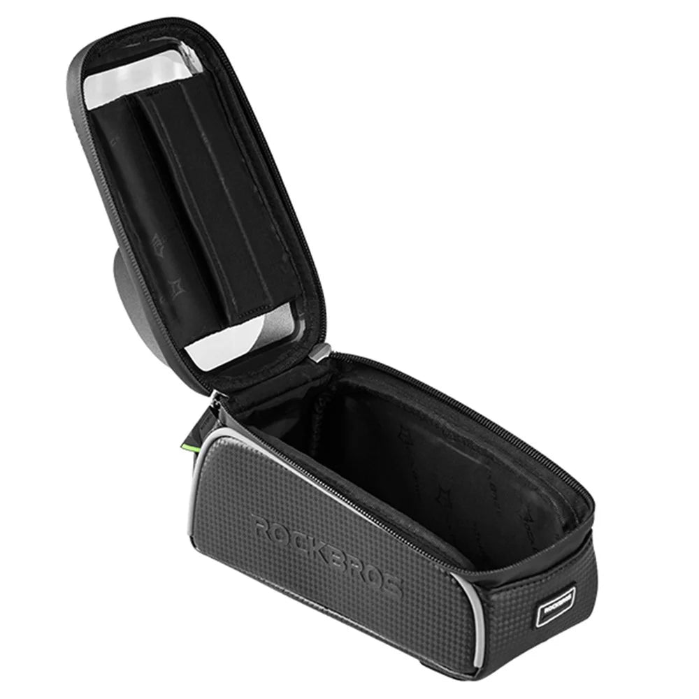 ROCKBROS MTB Road Bike Phone Case Waterproof Touch Screen Cycling Top Frame Bag for 6.0 inch Smartphone - 4