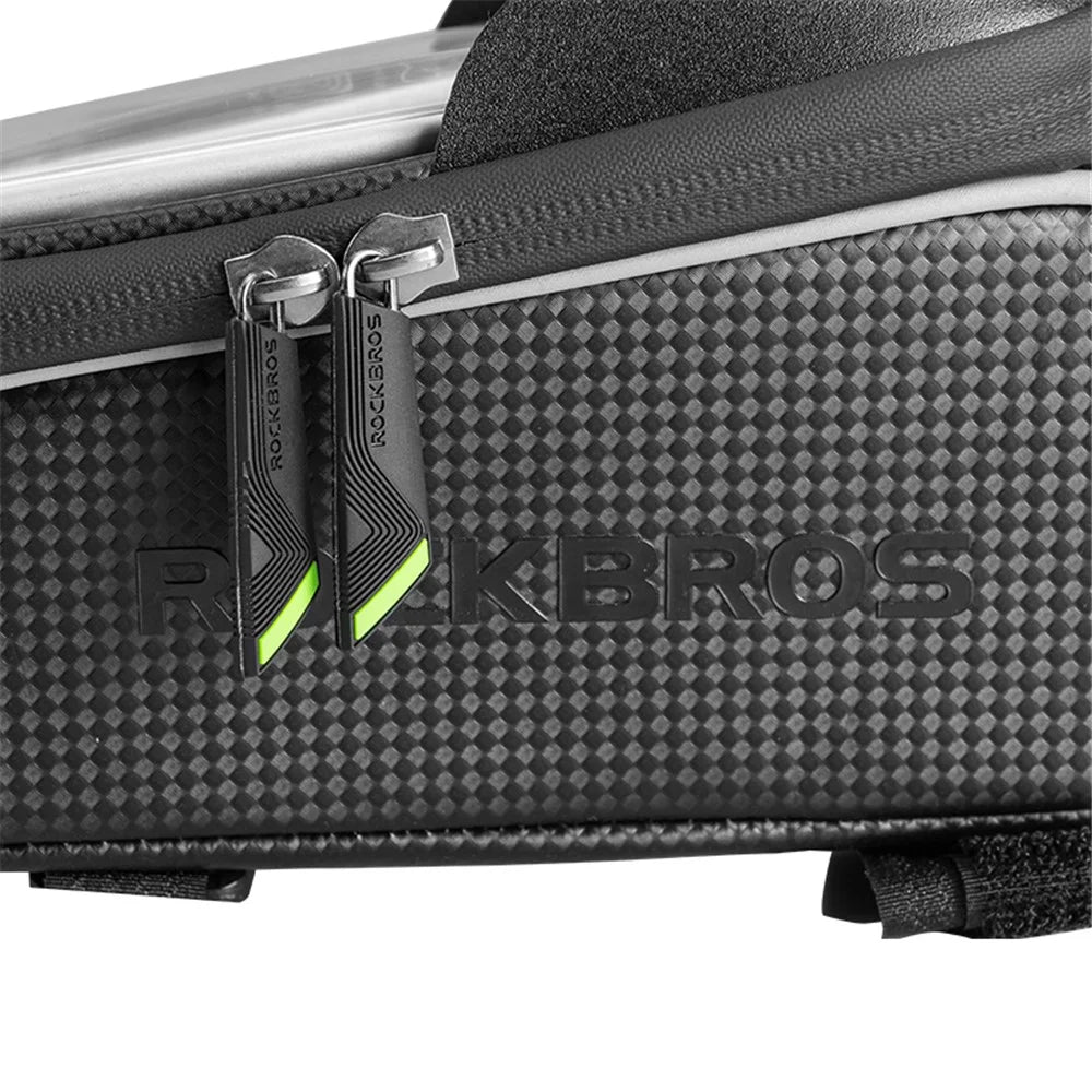ROCKBROS MTB Road Bike Phone Case Waterproof Touch Screen Cycling Top Frame Bag for 6.0 inch Smartphone - 6