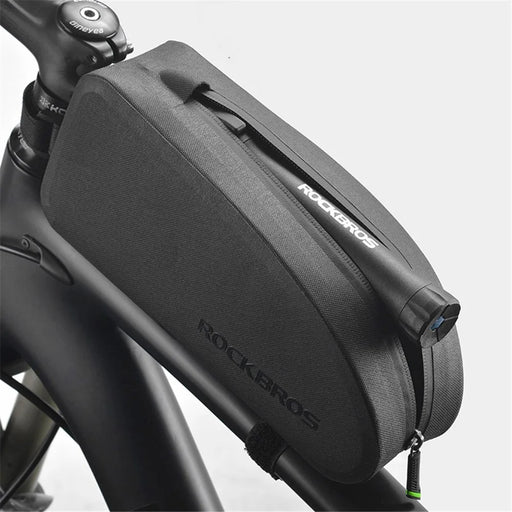 ROCKBROS 1L Bicycle Bags Waterproof Cycling Top Front Tube Frame Bag MTB Road Bike Pannier - Size: S - 2