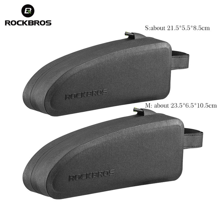 ROCKBROS 1L Bicycle Bags Waterproof Cycling Top Front Tube Frame Bag MTB Road Bike Pannier - Size: S - 4