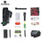 ROCKBROS 029-1BK 1.5L Bike Front Tube Bag Waterproof Touch Screen Phone Pouch with Headphone Hole for 6.0-inch Smart Phone - 6