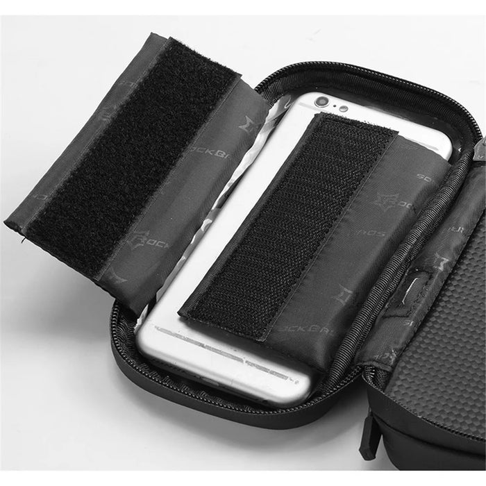ROCKBROS 6 Inch Rainproof TPU Touch Screen Cell Phone Holder Bicycle Handlebar Bags - 6