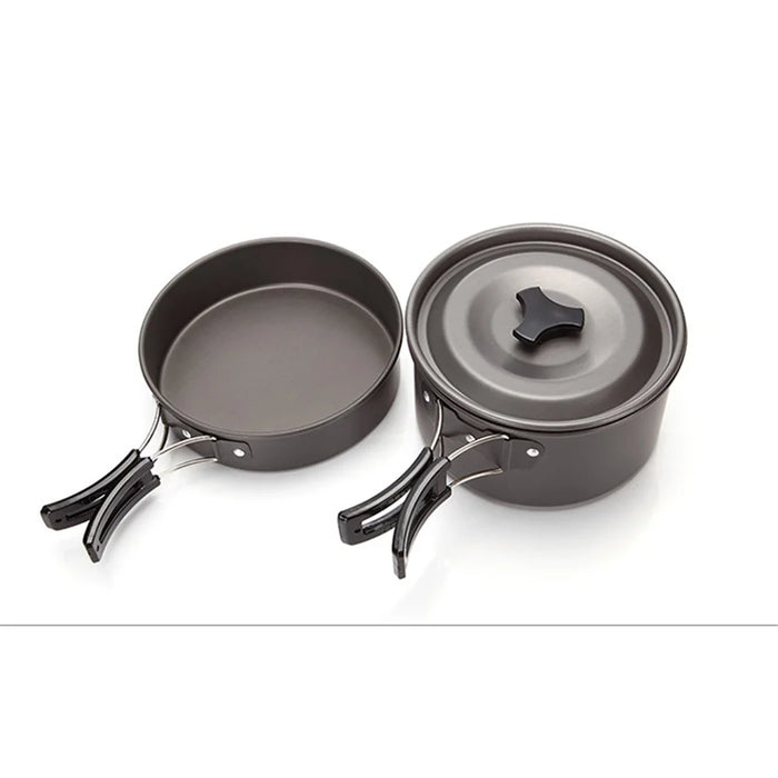 HALIN DS-300 Portable Outdoor Camping Picnic Cookware Set for 2-3 People - 5