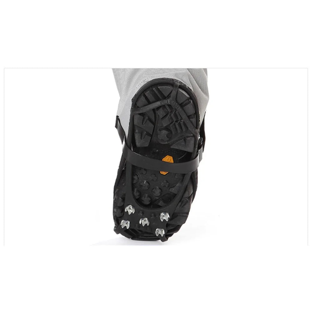 Magic Spike Elastic Rubber Round Five Toothed Crampons Ice Cleats for Outdoor Sports, Walking, Hiking Shoes and Boots - 5