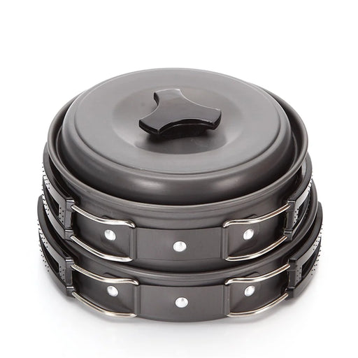 AOTU DS200 Portable Outdoor Camping Picnic Cookware Set for 1-2 People - 2
