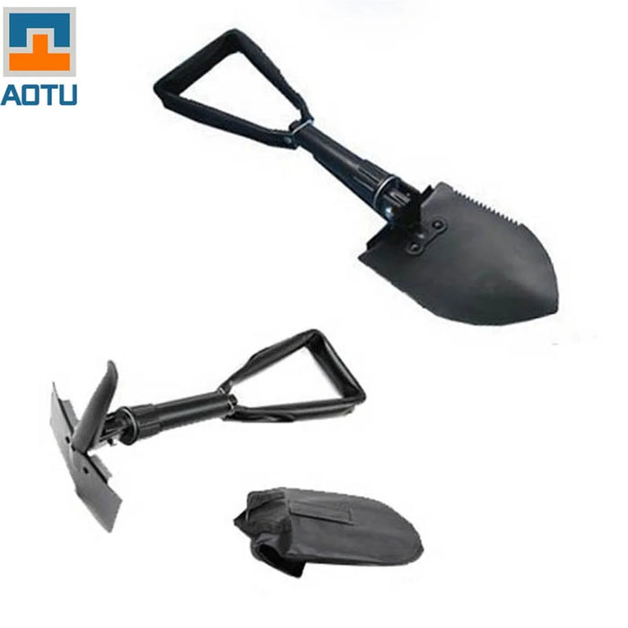 AOTU AT7571 Multi-functional Outdoor Folding Shovel Engineer Shovel for Camping Hiking - 1