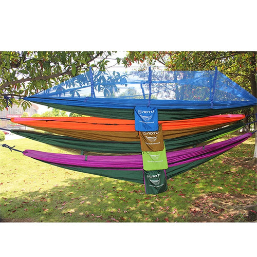 AOTU AT6730 Mosquito Net Outdoor Hammock Travel Bed Lightweight Hammock - 1