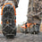 1 Pair HALIN 12 Teeth Steel Non-slip Shoe Cover Rock Climbing Outdoor Ice Crampons - Orange - 4