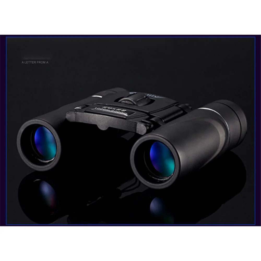 QANLIIY 20X22 Mini HD Binoculars Portable BAK-4 Prism Telescope Spotting Scope - Black - 6