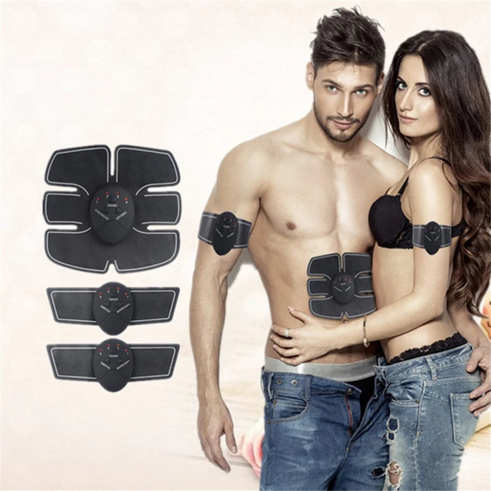 Abdominal Toning Belt Waist Trimmer Belt ABS Toner Body Muscle Trainer - 1