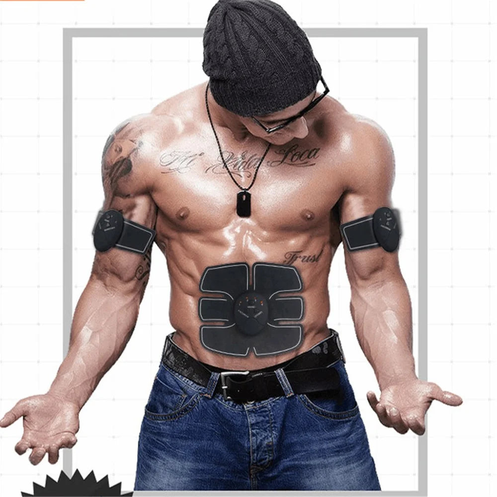 Abdominal Toning Belt Waist Trimmer Belt ABS Toner Body Muscle Trainer - 2