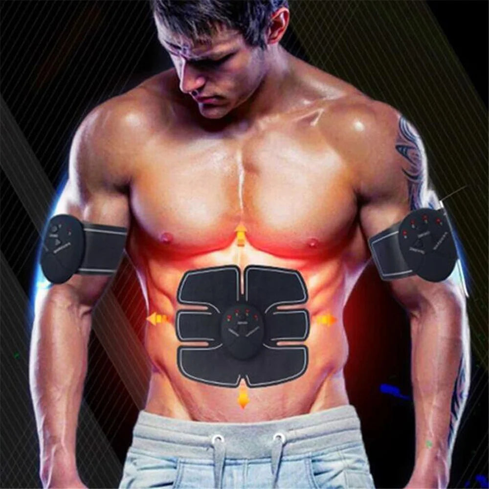Abdominal Toning Belt Waist Trimmer Belt ABS Toner Body Muscle Trainer - 5