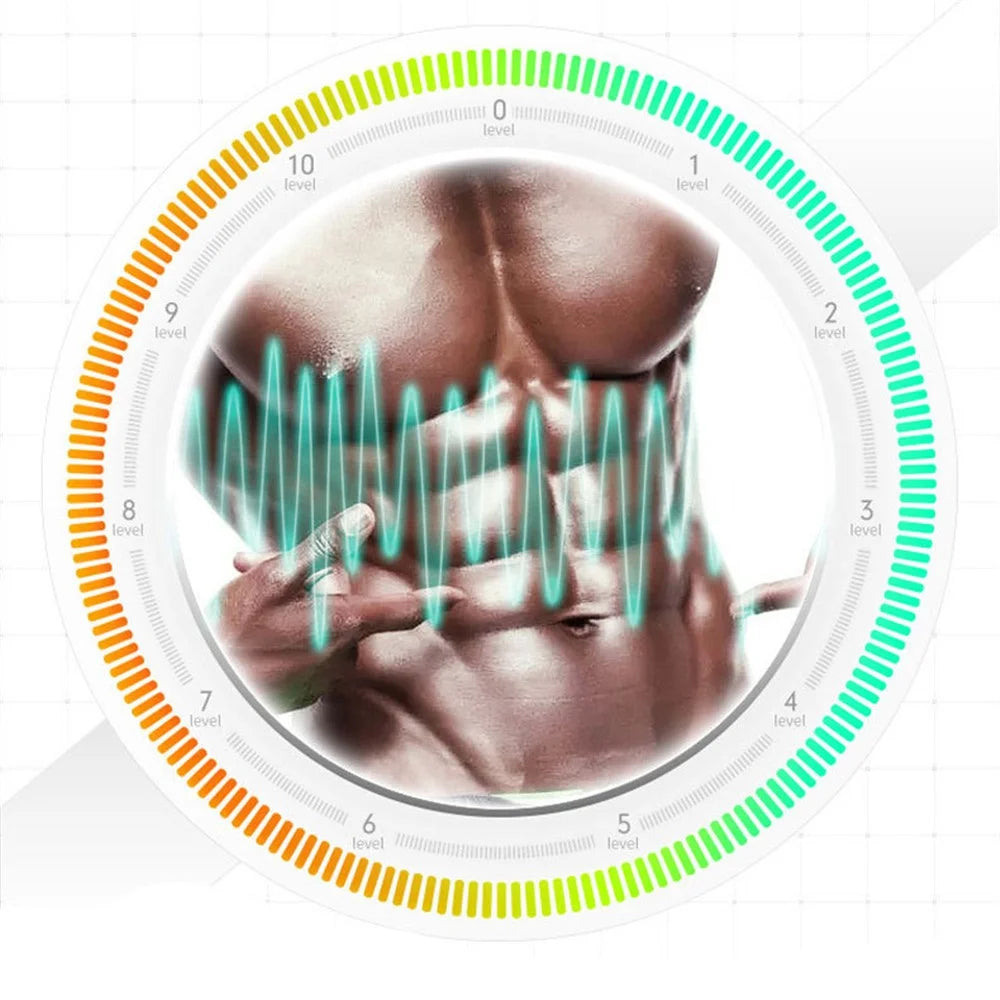 Abdominal Toning Belt Waist Trimmer Belt ABS Toner Body Muscle Trainer - 7