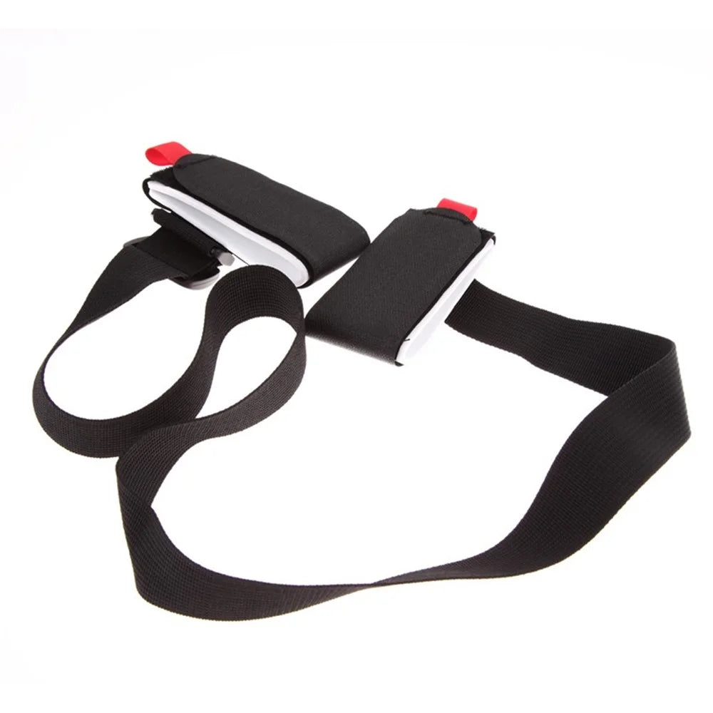 2Pcs Hands Free Ski Carrier Straps Adjustable Shoulder Carrier Double Board Carrying Strap Handle Binding Belt Lash - 4