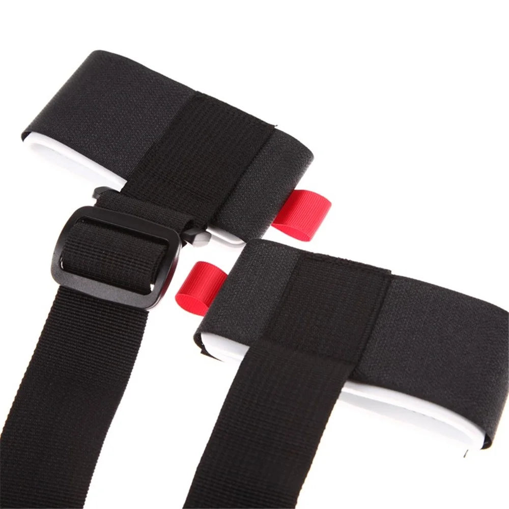 2Pcs Hands Free Ski Carrier Straps Adjustable Shoulder Carrier Double Board Carrying Strap Handle Binding Belt Lash - 7