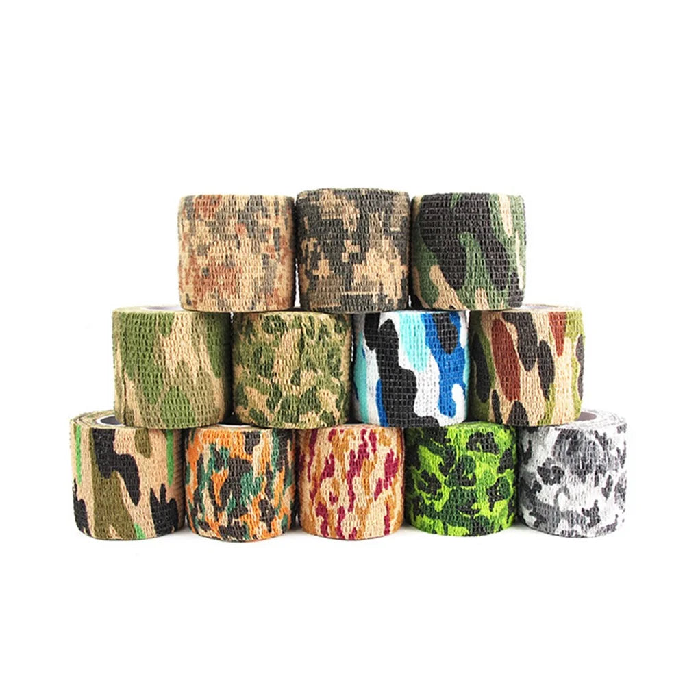 2Pcs/Set Camouflage Pattern Tape Self-adhesive Plaster Self-adhesive Tape - Random Color - 1