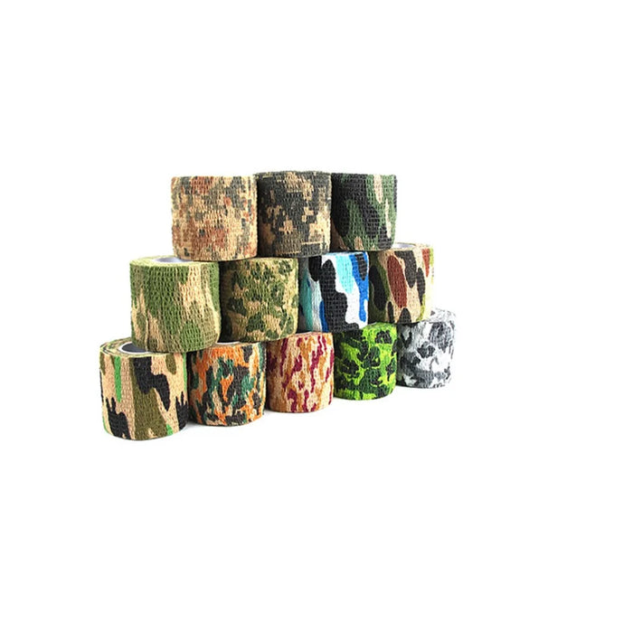 2Pcs/Set Camouflage Pattern Tape Self-adhesive Plaster Self-adhesive Tape - Random Color - 2