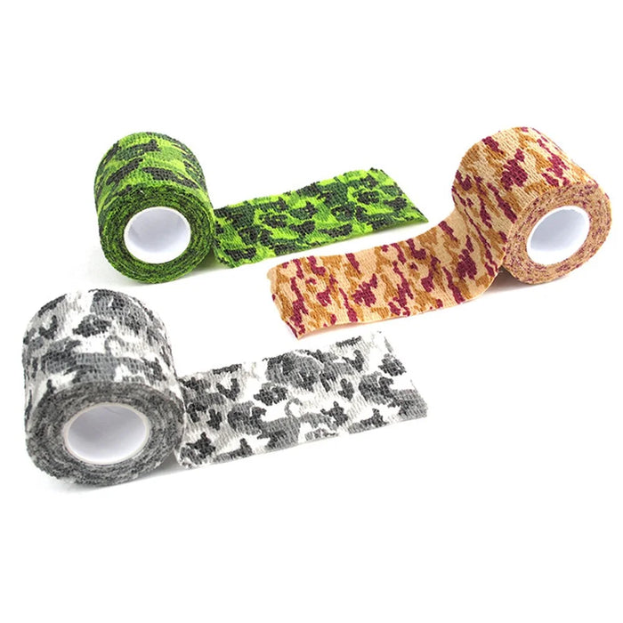 2Pcs/Set Camouflage Pattern Tape Self-adhesive Plaster Self-adhesive Tape - Random Color - 6