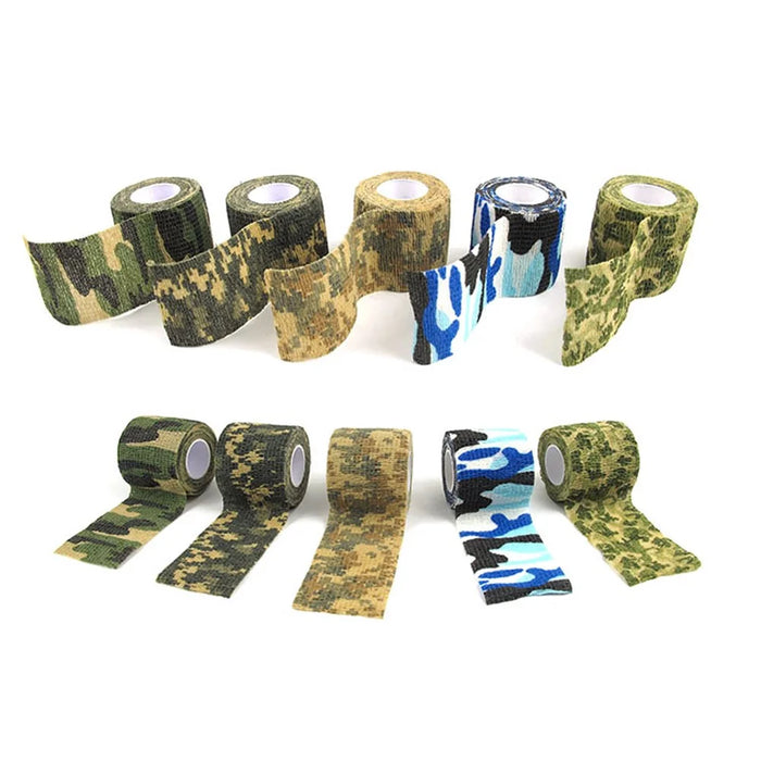 2Pcs/Set Camouflage Pattern Tape Self-adhesive Plaster Self-adhesive Tape - Random Color - 7