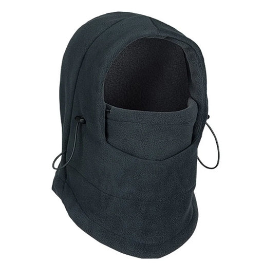 AOTU AT8720 Double-layer Winter Outdoor Skiing Cap Neck Scarf Men Women Face Mask Windproof Cap - Black - 2