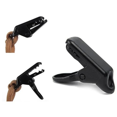 10Pcs/Set AOTU Crocodile Clips Clamps Attaching Tent Anti-wind Camping Tightening Hangers - 1