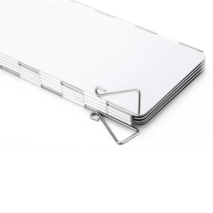 AOTU AT6343 8pcs Aluminum Alloy Outdoor Windshields for Picnic Stove - 6