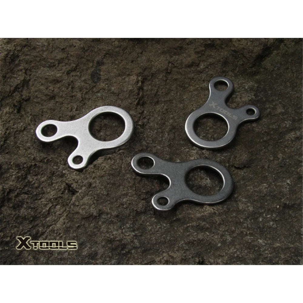 2Pcs/Set AOTU 3 Holes Climbing Carabiner Survival Buckle Knotting Multi-purpose Tool - 5