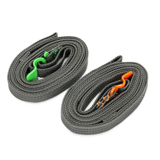 2 Pcs AOTU Packing Belt Rope Ribbon with Stainless Steel Buckle for Outdoor Travel Camping Hiking Cycling - Random Color - 1