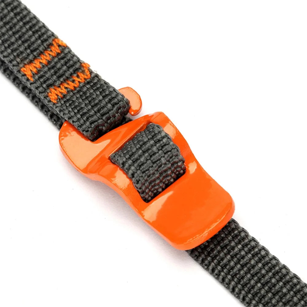 2 Pcs AOTU Packing Belt Rope Ribbon with Stainless Steel Buckle for Outdoor Travel Camping Hiking Cycling - Random Color - 5