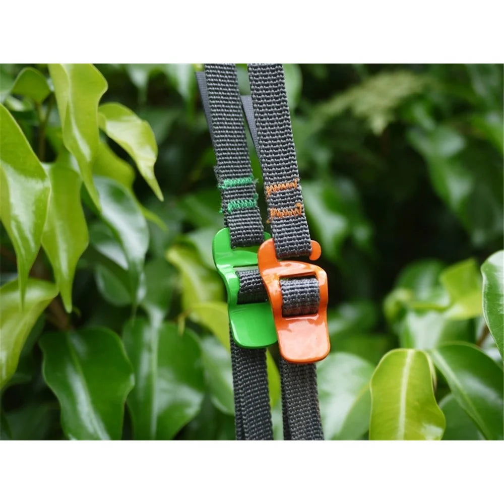 2 Pcs AOTU Packing Belt Rope Ribbon with Stainless Steel Buckle for Outdoor Travel Camping Hiking Cycling - Random Color - 6