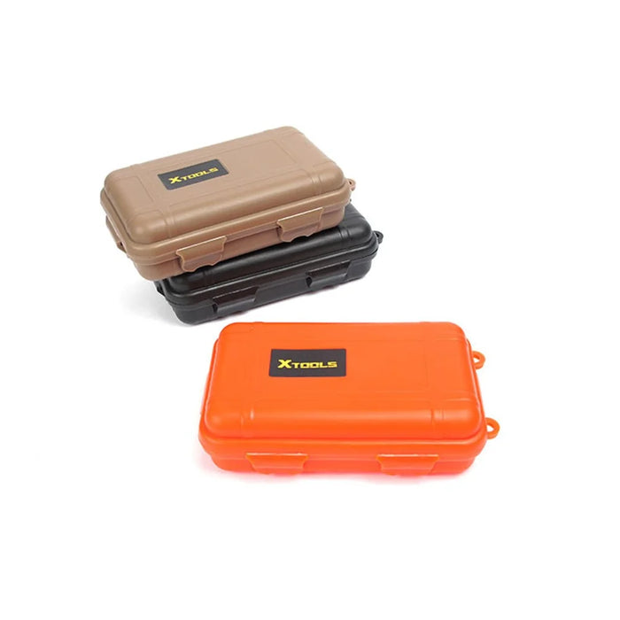 AOTU Outdoor Adventure Kit Plastic Waterproof Airtight Survival Case Container EDC Storage Box - Random Color - 2