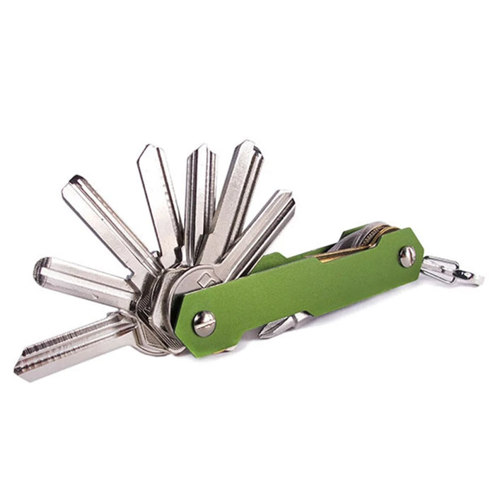 2PCS/Set AUTO Multifunctional Dual-end Aluminum Key Clip Key Chain - 3