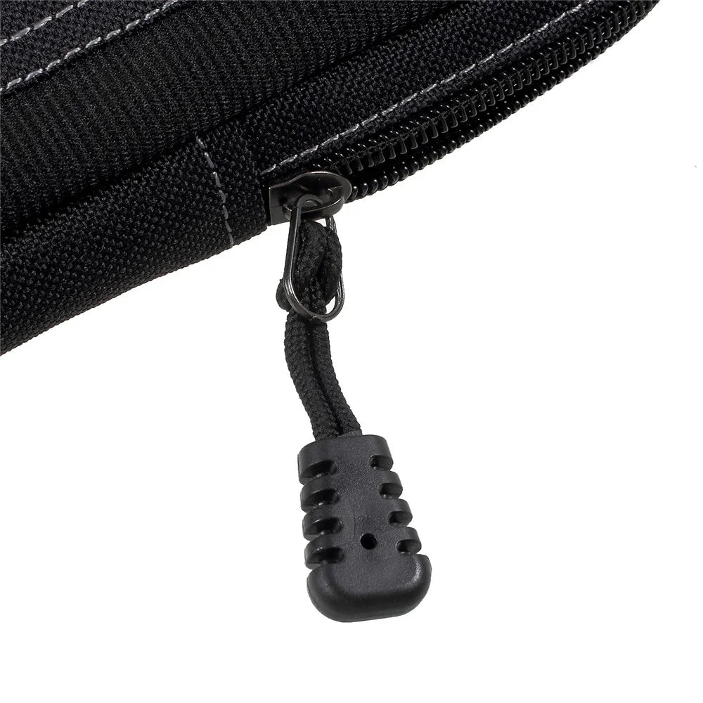 EDC Utility Gadget Bag with Cell Phone Holster Waist Pack Outdoor Tactical Pouch - Black - 6