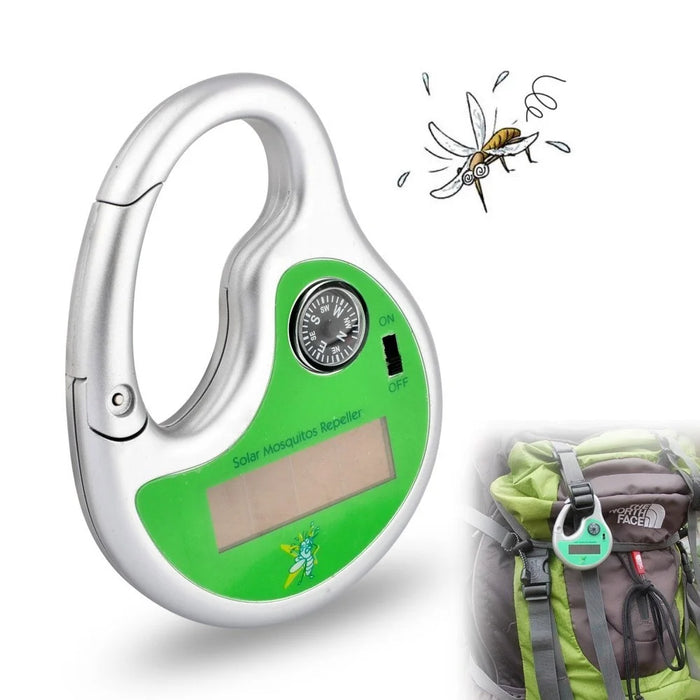 Portable Solar Ultrasonic Mosquito Insect Killer with Compass - 1