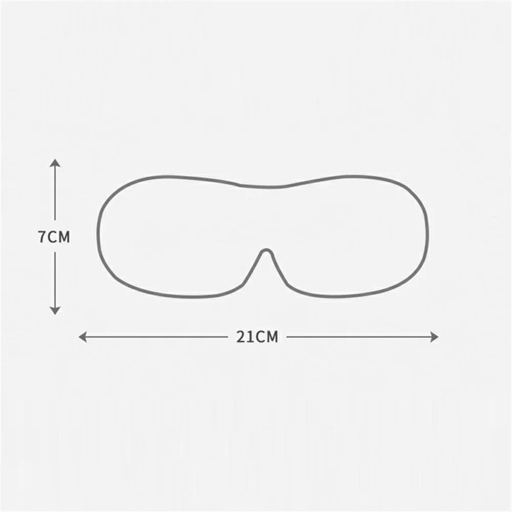 PICTET.FINO RH37 3D Eyeshade Blindfold Sleeping Rest Eye Mask Patch - Blue - 5