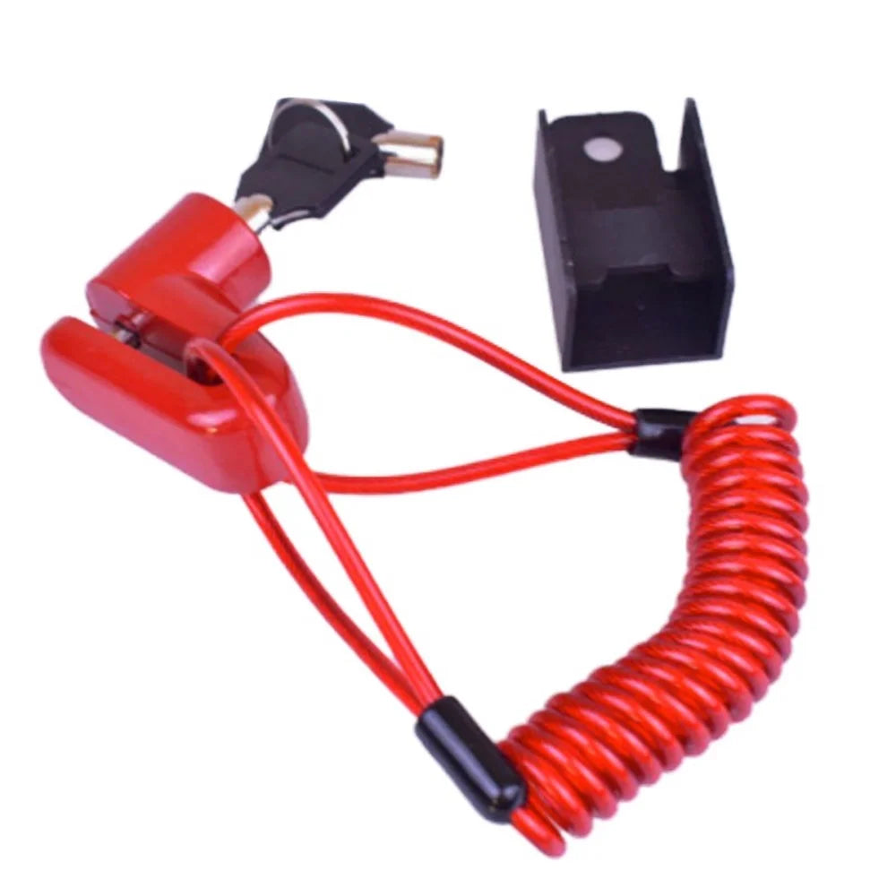 Disc Brakes Lock with Steel Wire for Xiaomi Mijia M365 Electric Scooter Anti-Theft Padlock Wheel Security Lock - 3