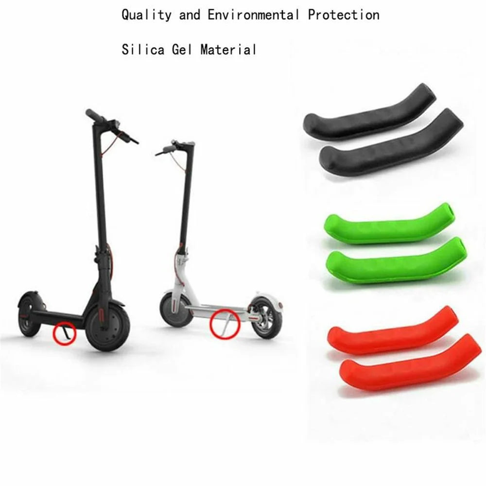 One Pair Brake Handle Cover Protector for Xiaomi Mijia M365 Electric Scooter - Red - 3