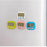 Large Screen LCD Display Electronic Digits Timer Alarm Clock with Stand - White / Blue - 4
