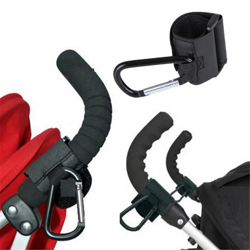 2 PCS Firm  + Aluminium Alloy Stroller Hook for Pram Baby Carriage - 2