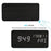 GREEN TIME LED Smart Voice Control Wood Alarm Clock with Calendar Temperature Time Display - Black - 3