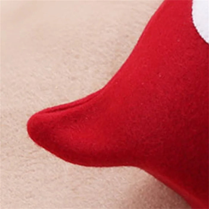 Santa Claus Wine Bottle Cover Bag Christmas Table Dinner Decoration - 5