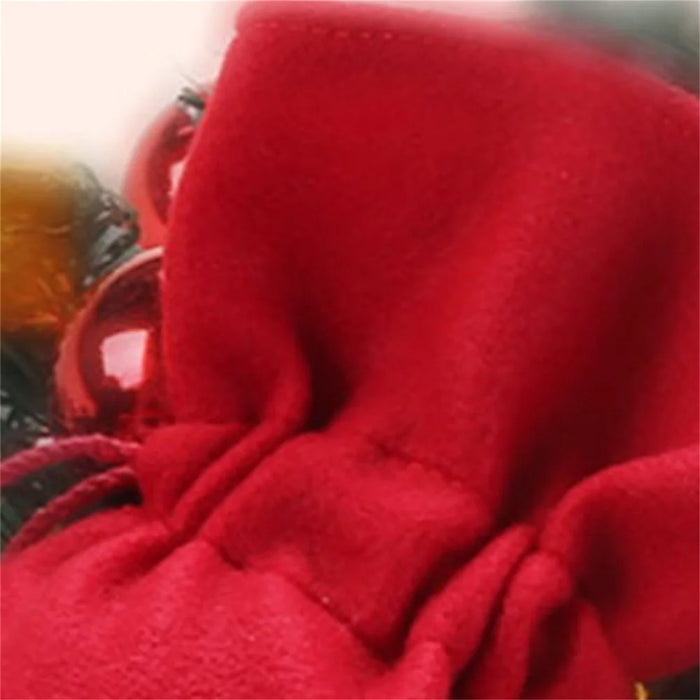 Santa Claus Wine Bottle Cover Bag Christmas Table Dinner Decoration - 6