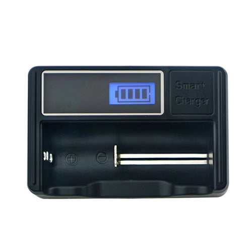 YS-1 Universal Ni-MH Ni-Cd A AA AAA AAAA C Battery Charger for 26650/22650/20700/21700/18650/18490/18350/17670/17500/16340(RCR123)/14500/10440 Battery with LCD Dislay - 1