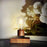 Magnetic Levitating Light Bulb Desk Wood Grain Floating Lamp Home Office Decor - EU Plug - 3