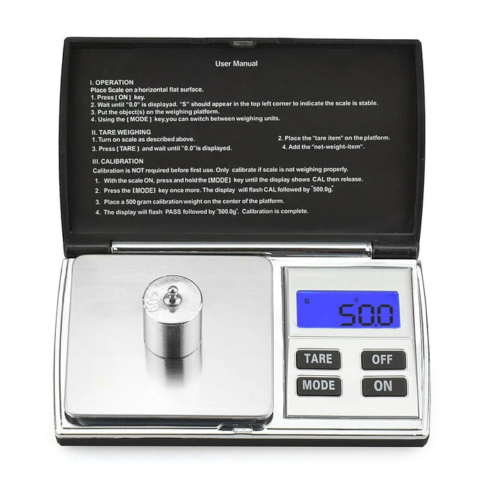 500g x 0.01g Stainless Steel Precision Digital Scale - 2